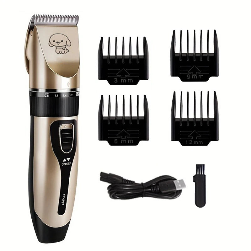 SHUYU Pet Hair Trimmer Kit Electric Precision Clippers For Dogs And Cats Professional Home Grooming