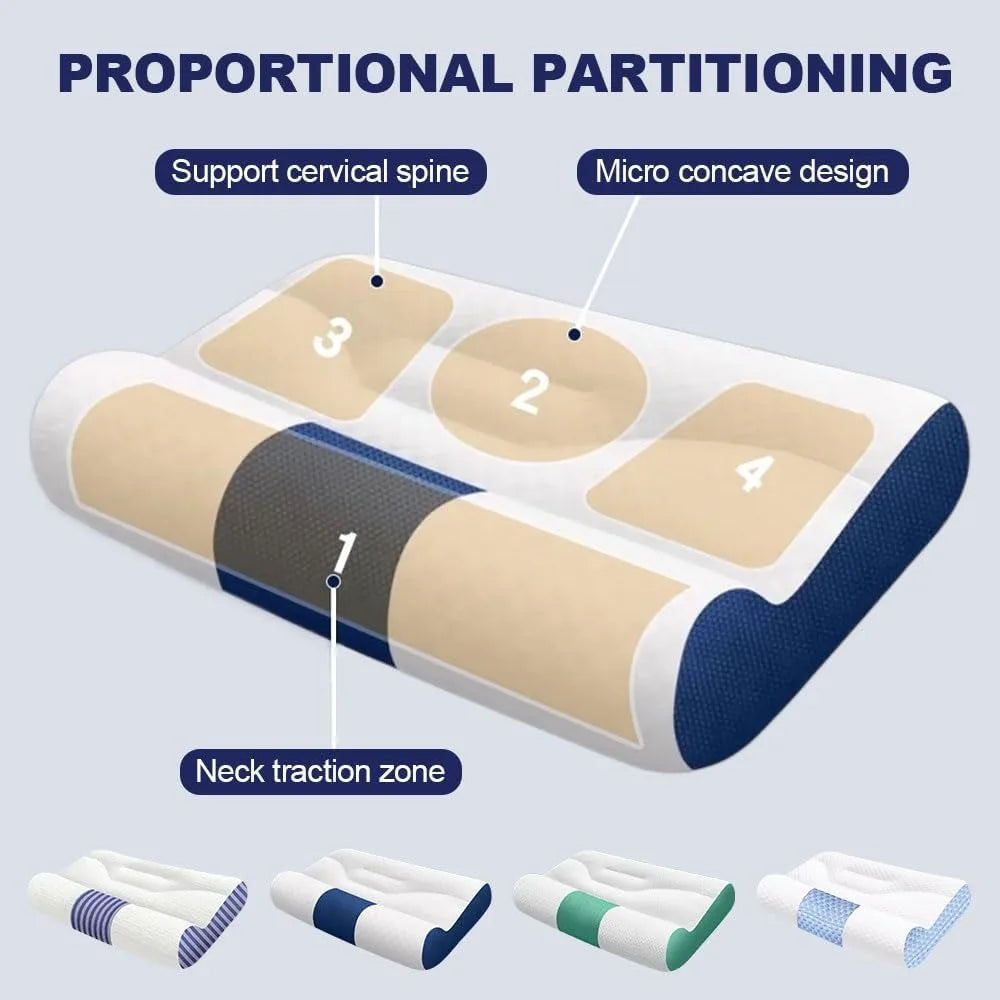 Ergonomic Neck Support Sleep Pillow For Superior Comfort