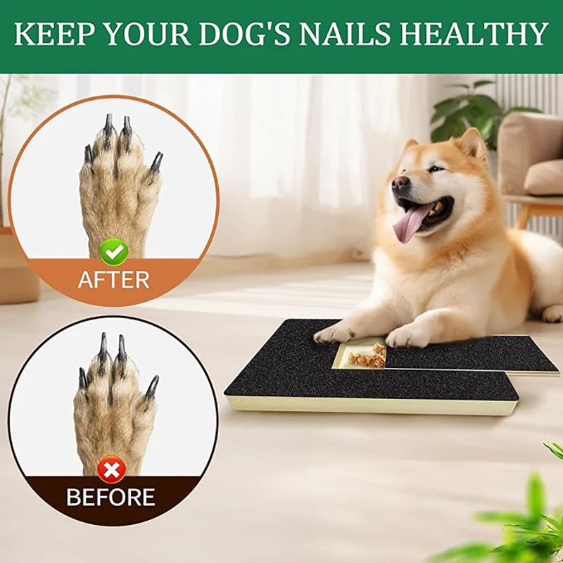 Hignconcerned Ultrareliable PetCare Nail File Board Dogs Emery Sandpaper GroomingPad