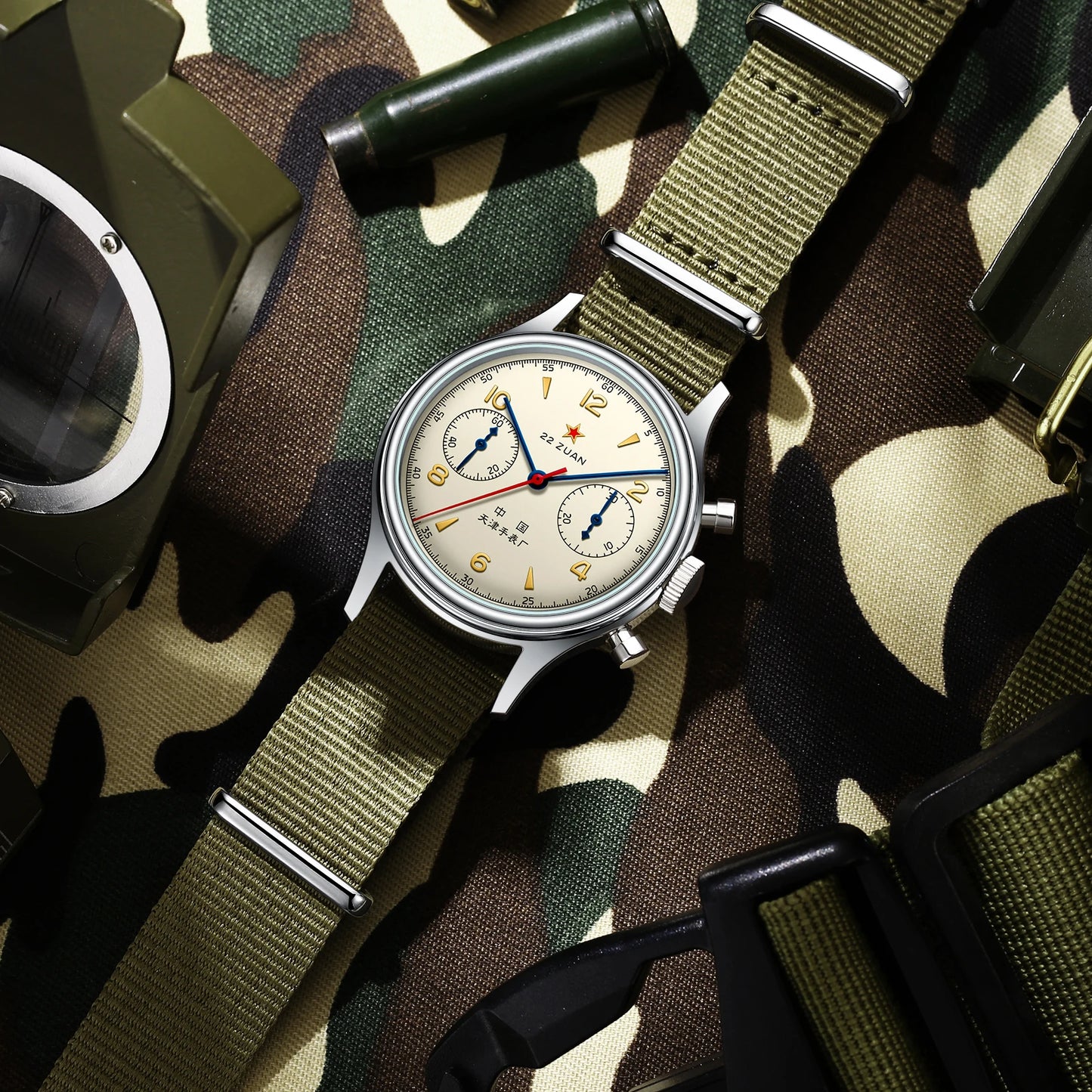 Sea Gull Chronograph Manual Winding Mechanical Watch