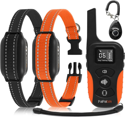 Hign-concerned No Shock BeepAndVibration Dog Training Collar Waterproof UltraLongRange