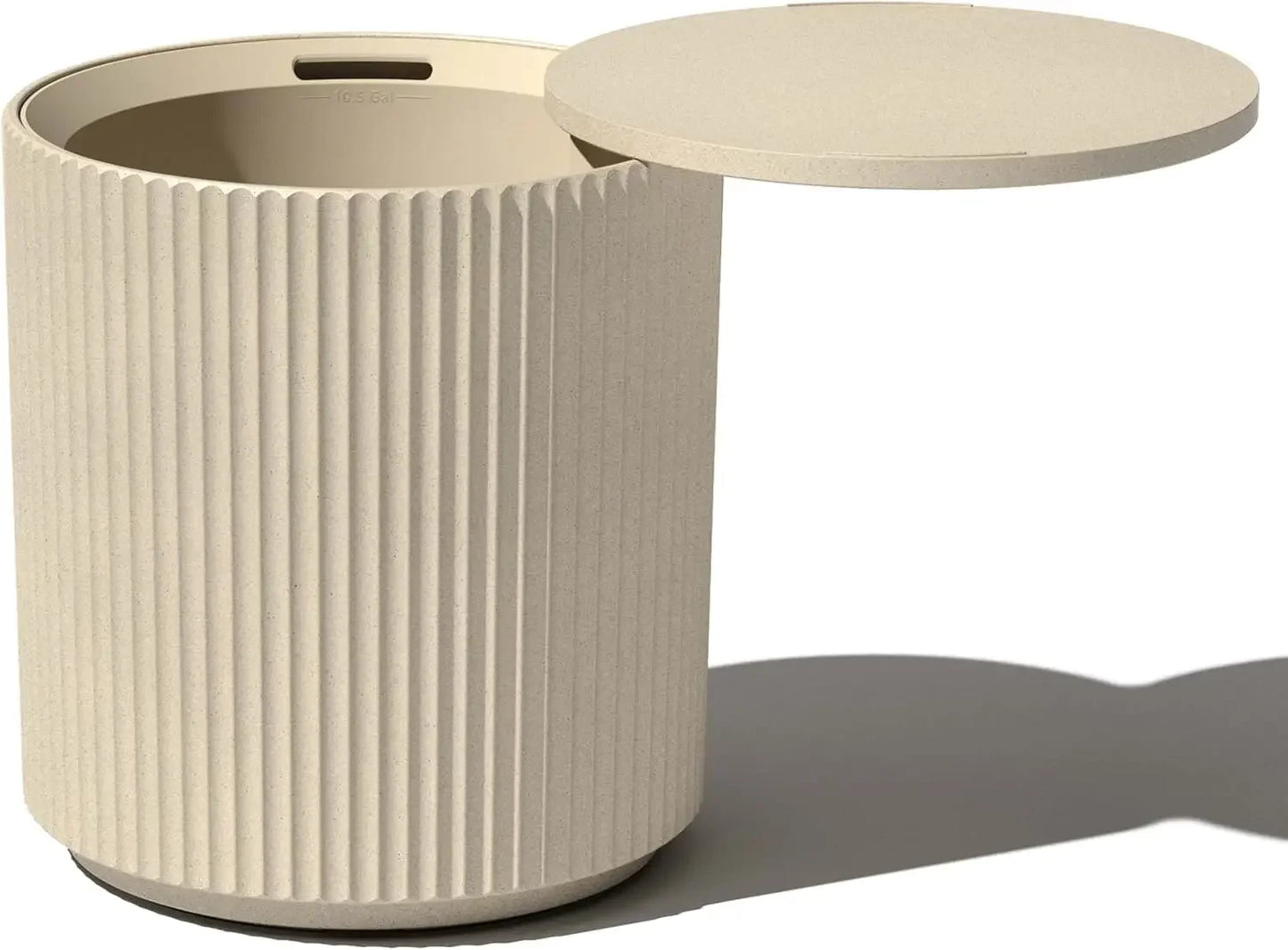 Outdoor Cooler Side Table - 2 in 1 - Designed for use as Side Table, Patio Table, Patio Decor and Outdoor Bar