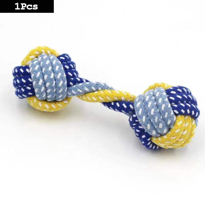 High-concerned Premium-Quality Indestructible Carrot Knot Rope Ball Teeth-Cleaning Dog ChewToy