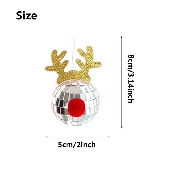 Disco Mirror Ball Ornaments For Christmas Parties Decor
