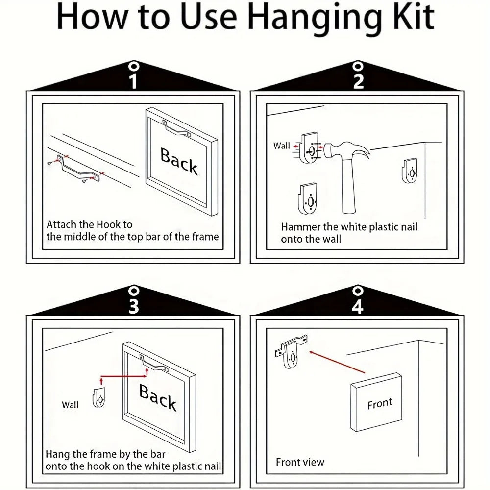 Grey and white abstract canvas painting, modern printed living room decoration, 1.5 inch thick pine solid wood frame