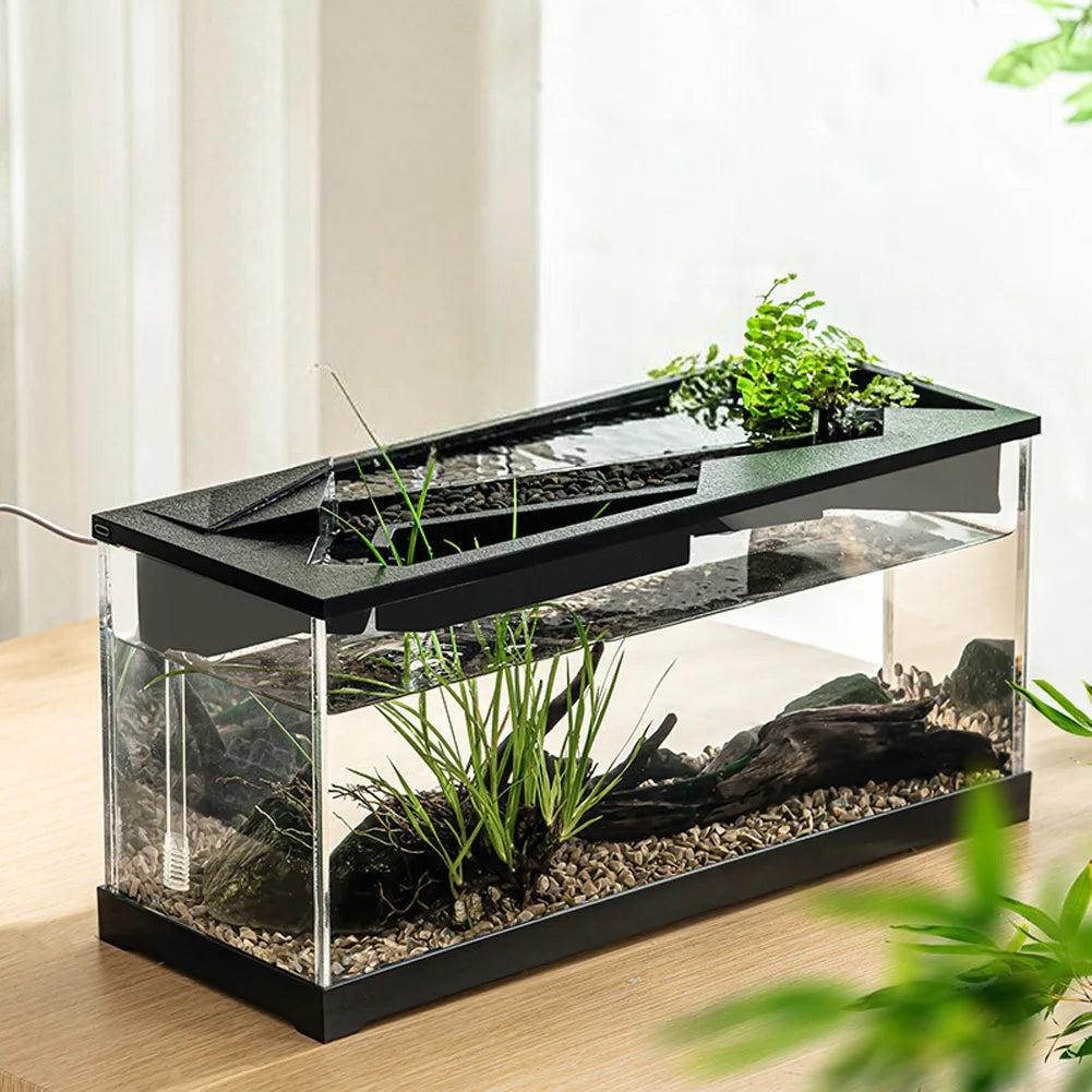 Hign-concerned Aquarium Tank With Built In Light Water Pump SuperDurableAcrylicTank