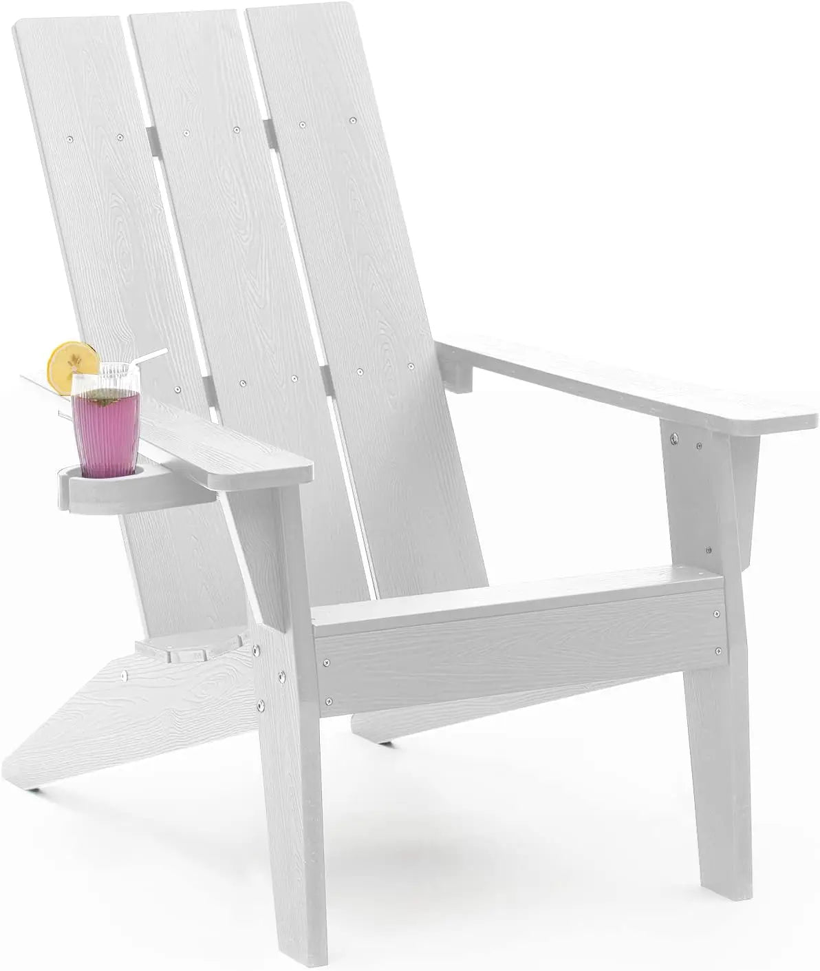 HUANZHUANG 4 Modern Adirondack Chairs Outdoor Furniture