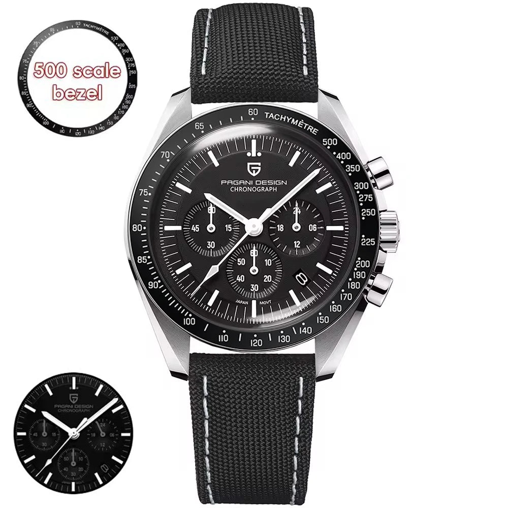 Pagani Design Moon V6 Mens Quartz Chronograph Watch