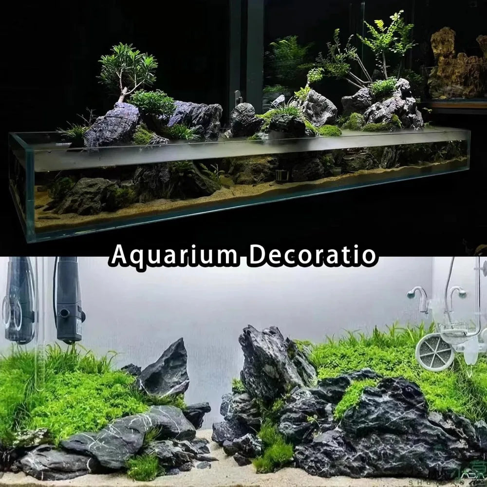 Hign-concerned Aquarium Rocks Seiryu Stone For Realistic Tank Landscaping Decor