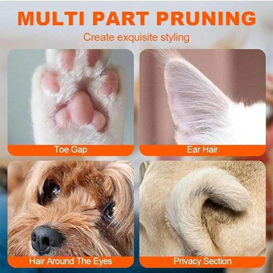 Rechargeable Quiet Dog Grooming Kit With Low Noise Hair Clipper Nail Grinder For Cats And Other Pets