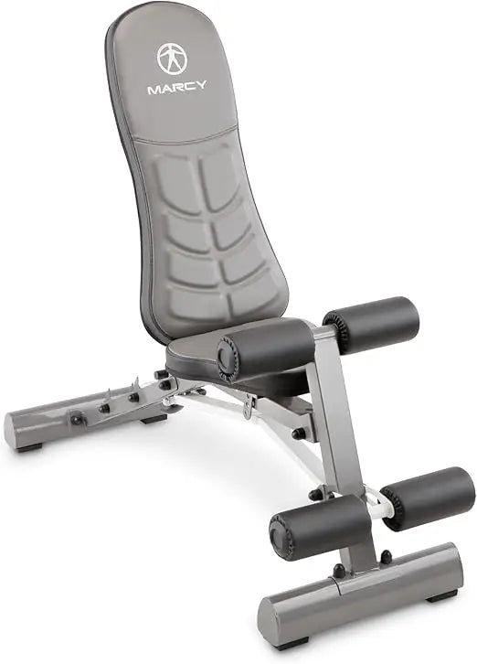 Marcy Deluxe Foldable Utility Bench Gym Equipment