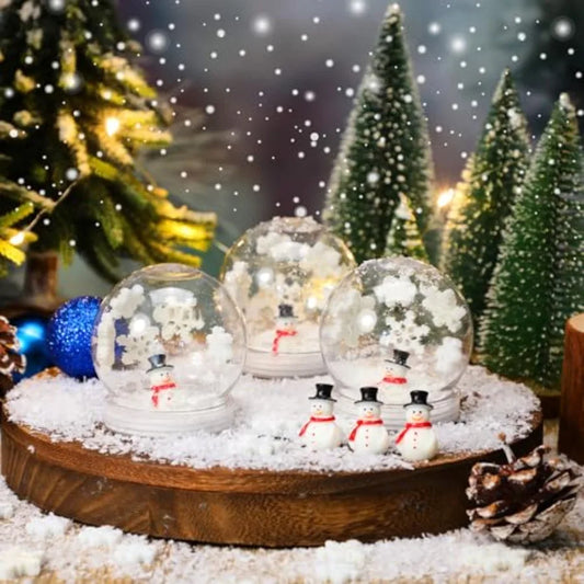 Winter Snow Globes Kit For DIY Christmas Craft Set