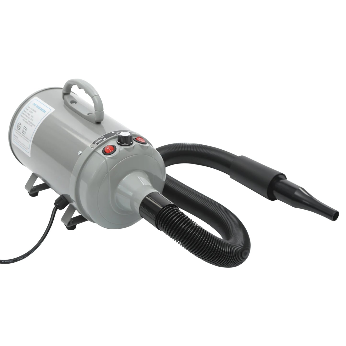 2200W Pet Hair Dryer With Four Nozzles And UltrahighPerformanceGroomingSolutions