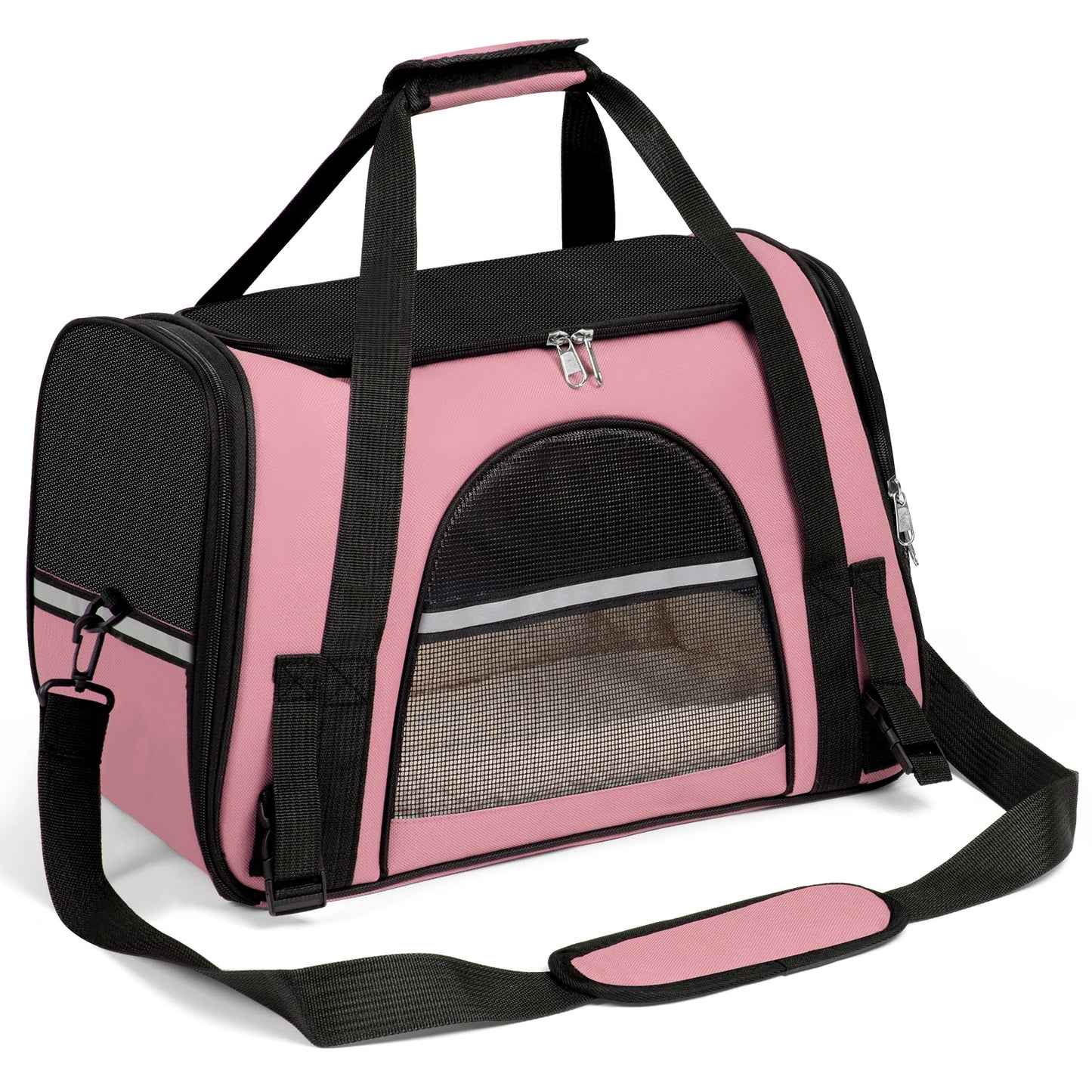 Closure AirlineApproved UltraDurable SoftSided PetCarrier TravelReady ForSmallPets