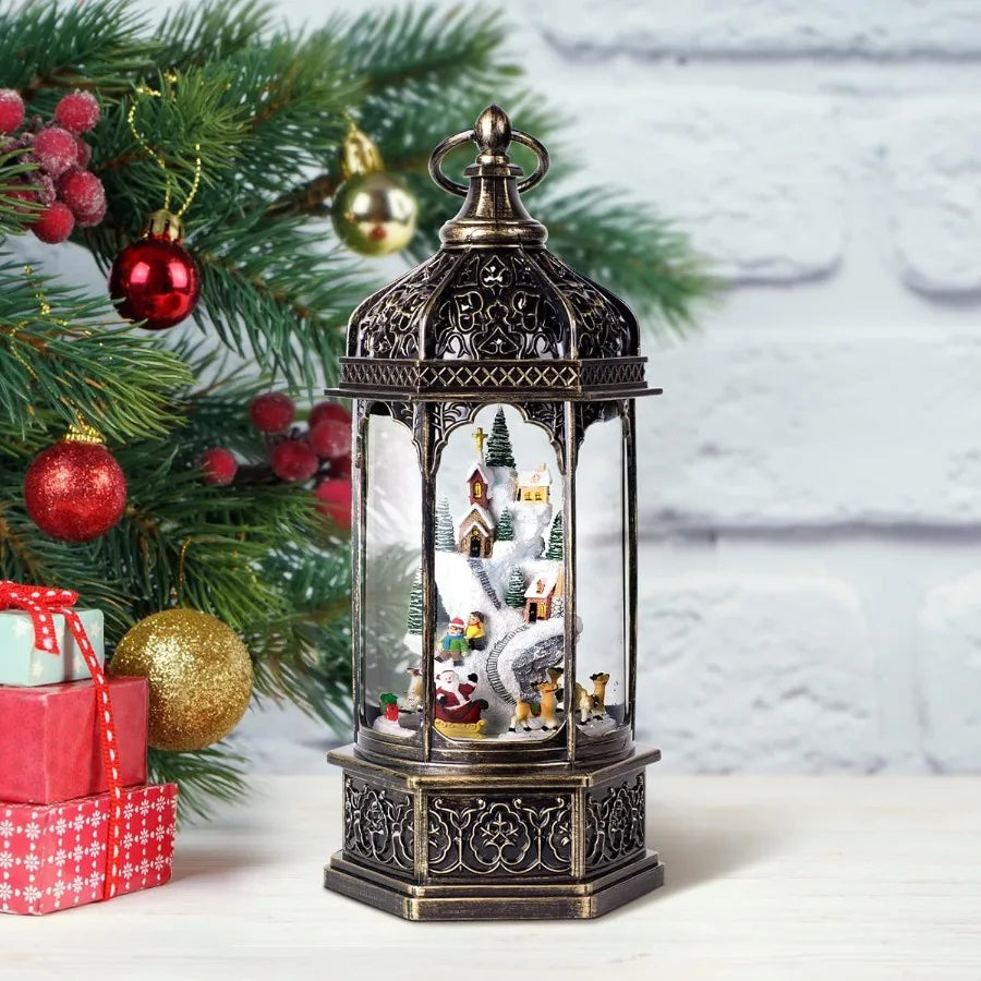 Christmas Musical Snow Globe With 8 Songs And 6H Timer