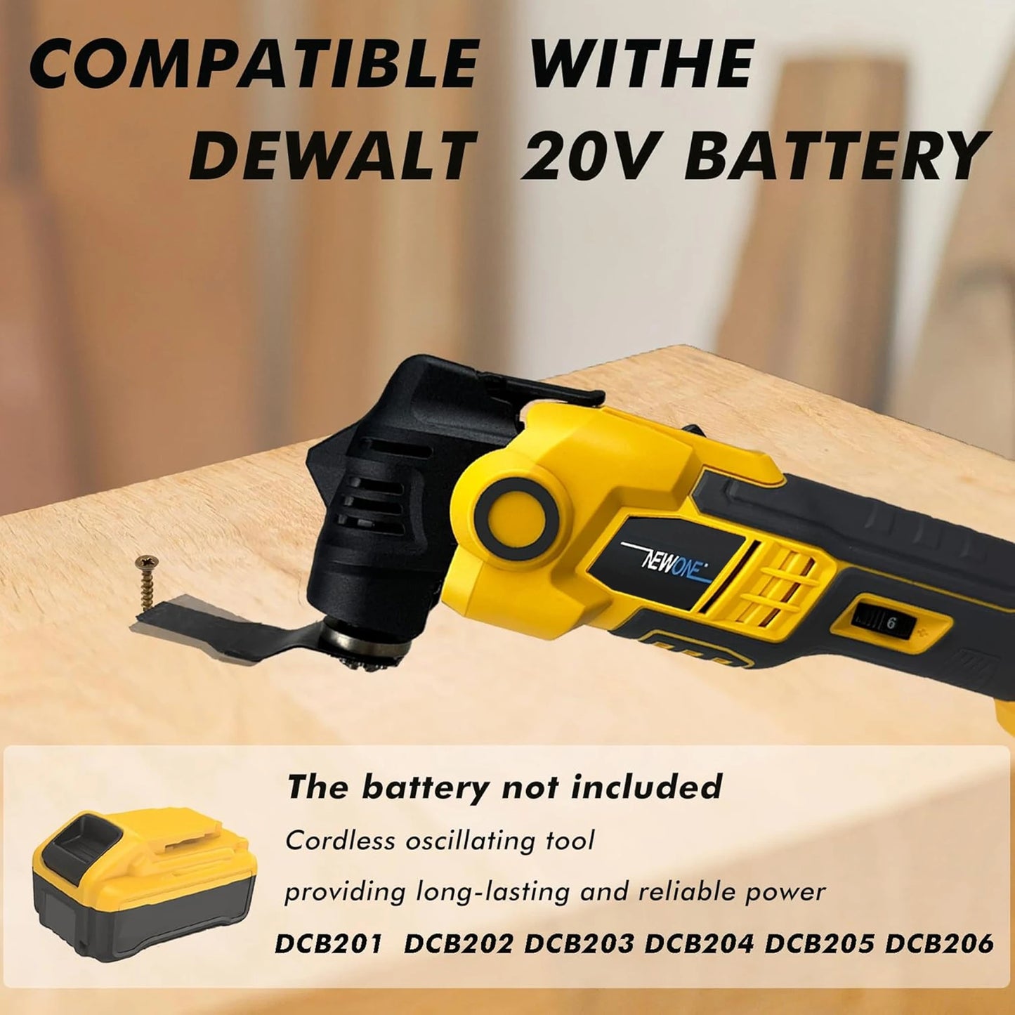 NewOne 20V Max Oscillating Multi Tool AntiVibration Kit