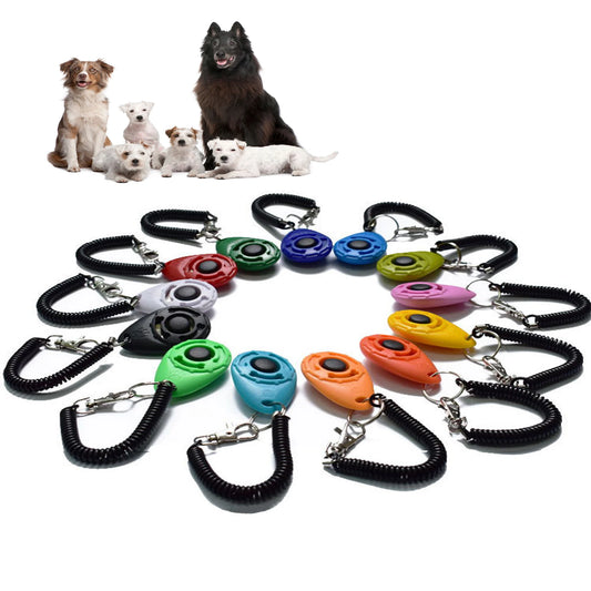 Dog Training Clicker Multipurpose Trainer Keychain With Professional Durable Nylon