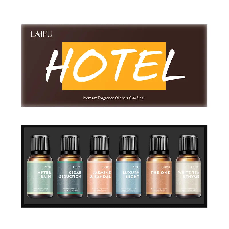 Miflame Water Soluble Essential Oil Set Six Fragrances For Diffuser