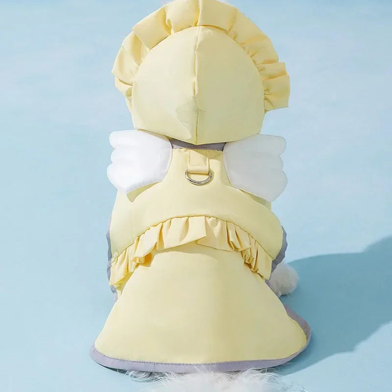 GuTing Premium Quality Angel Dog Waterproof Raincoat Cape Poncho EssentialsCollection