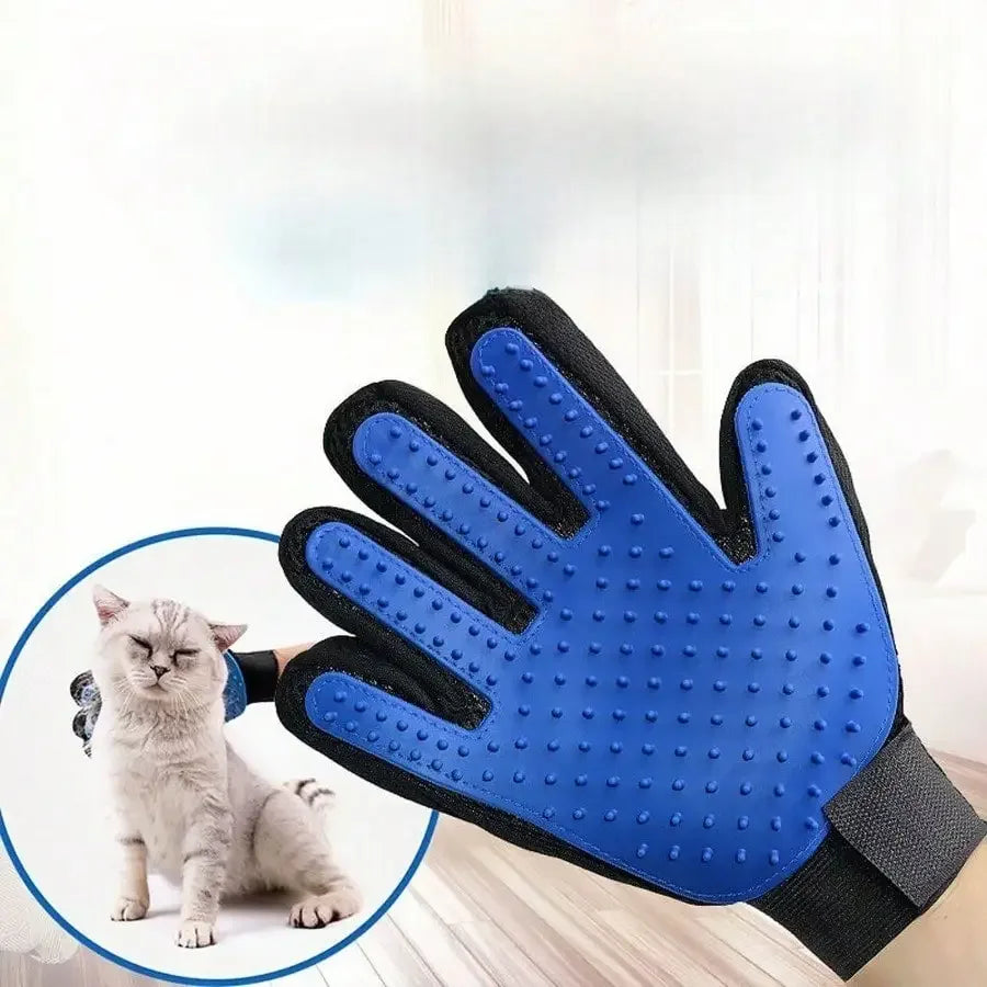 AEDGCN Ultracare Deshedding PetGroomingGloves ForCats AndDogs GentleCare CoatRefresh Massage Design