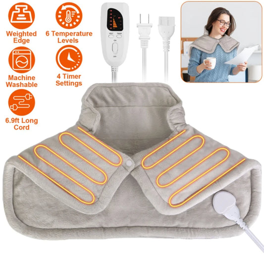 Electronic Weighted Heating Pad For Neck And Shoulders Pain