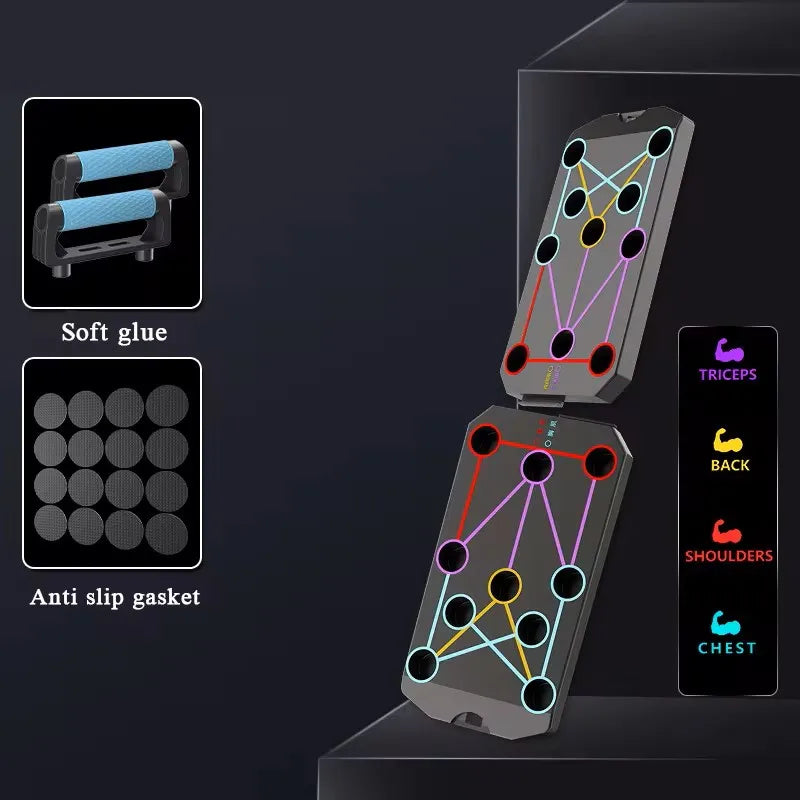 Hign-concerned Premium Multifunction Folding Push Up Board For Comprehensive Training