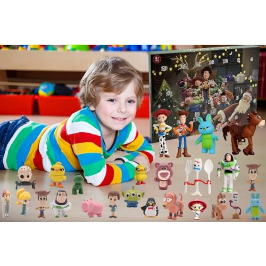 High Concerned Christmas Advent Calendar Anime Toys Countdown 24 Days