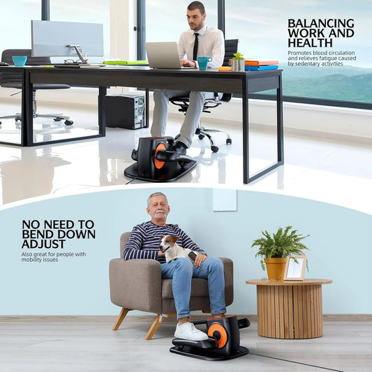 YTYIN Portable Electric Under Desk Elliptical Exercise Machine