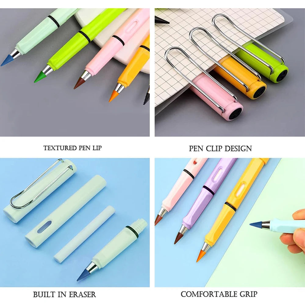 Hign-concerned 12pcs Erasable Pencils For Kids Eco Friendly