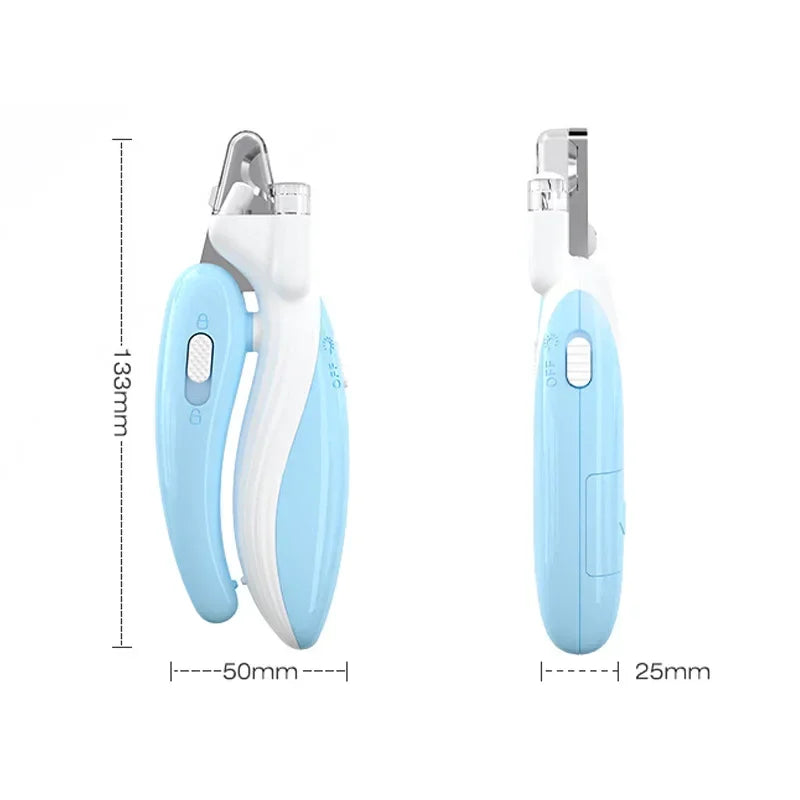 Hign-concerned PremiumHighQuality LED Battery-Powered Lighted Pet Nail Clippers For Dogs