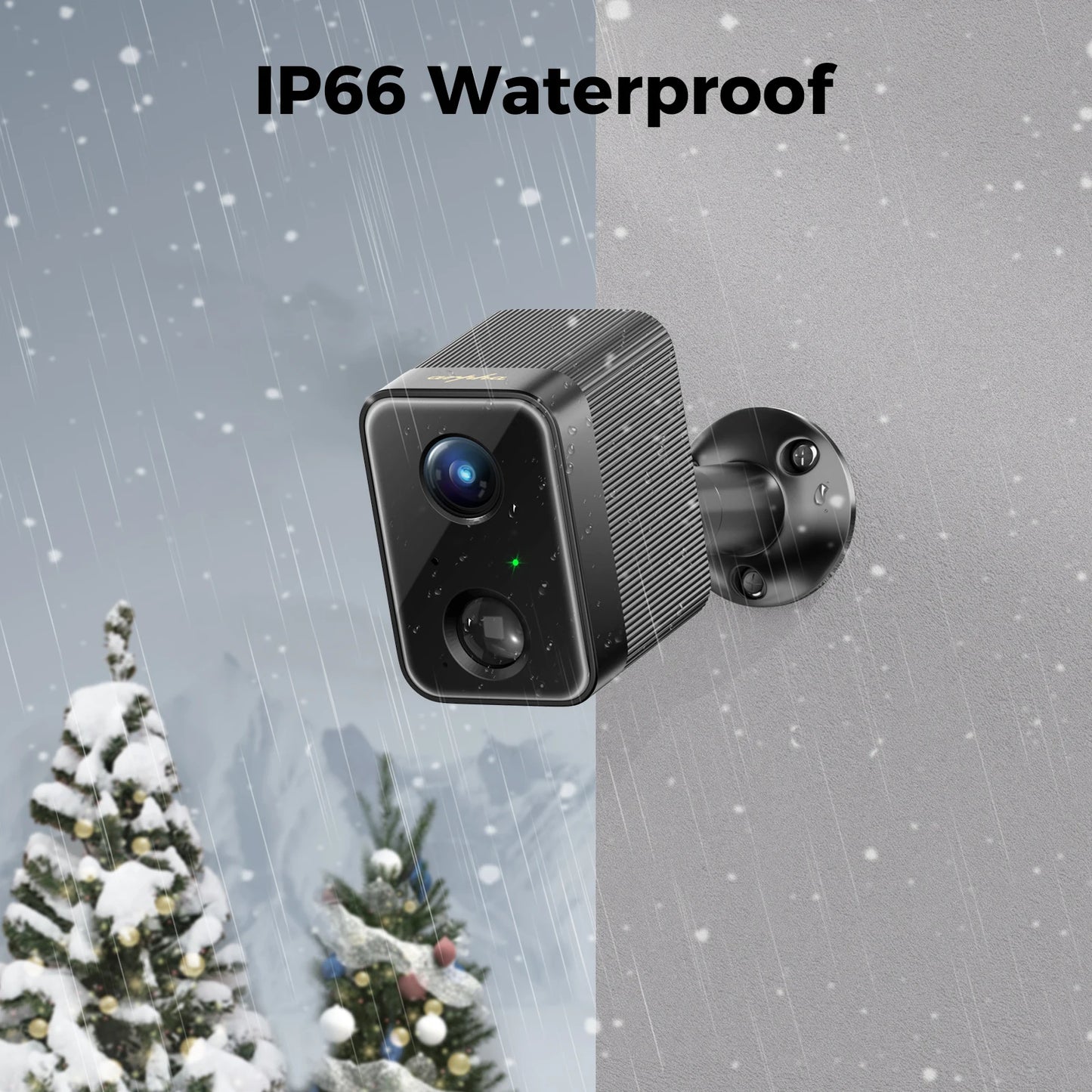 Arpha 1080P Outdoor WiFi Surveillance Camera with UltraHighDefinition NightVision Audio