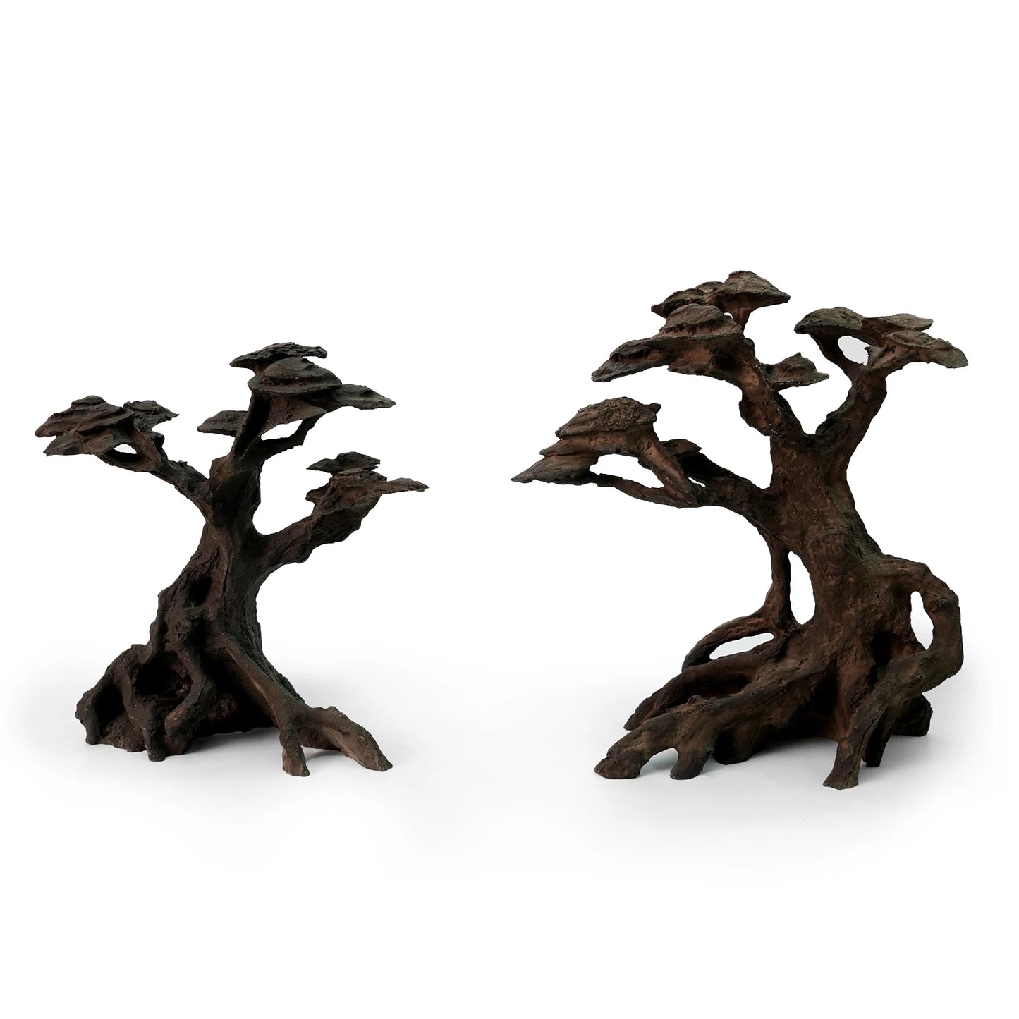 FZONE Resin Aquarium Driftwood, Aquarium Tree Decoration for Nano Aquascaping and Hardscape