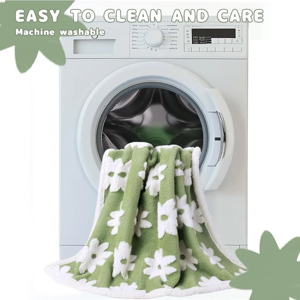 Waterproof Dog Blanket Jacquard Fleece Sherpa Lined Washable AllseasonWeather Comfort