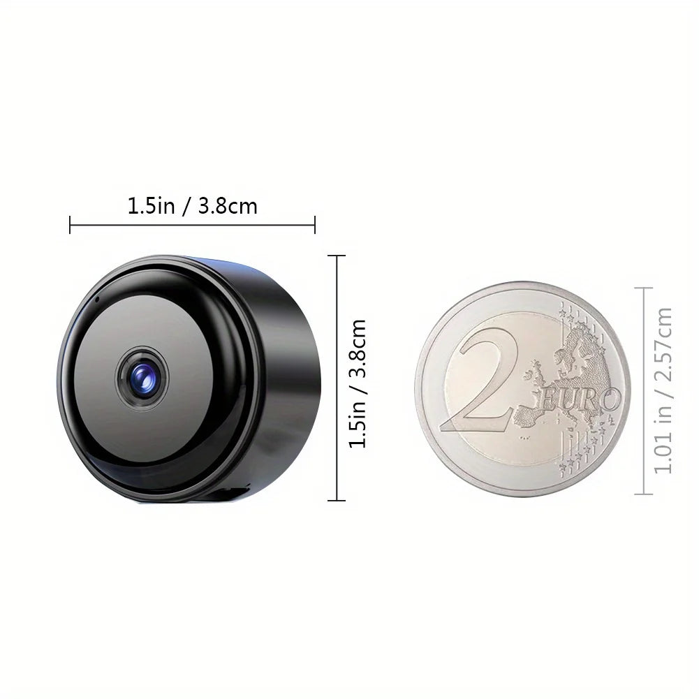 2K/3MP Mini wireless FHD camera - night vision, motion detection alarm, 1080P surveillance camera, remote monitoring,