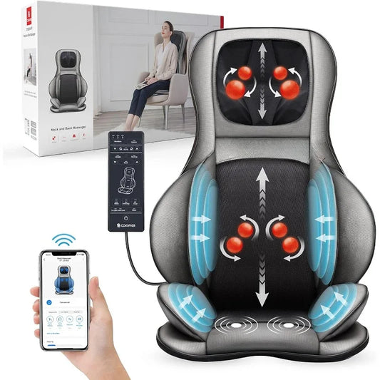 Comfier Shiatsu Neck Back Massager Heat And App Control