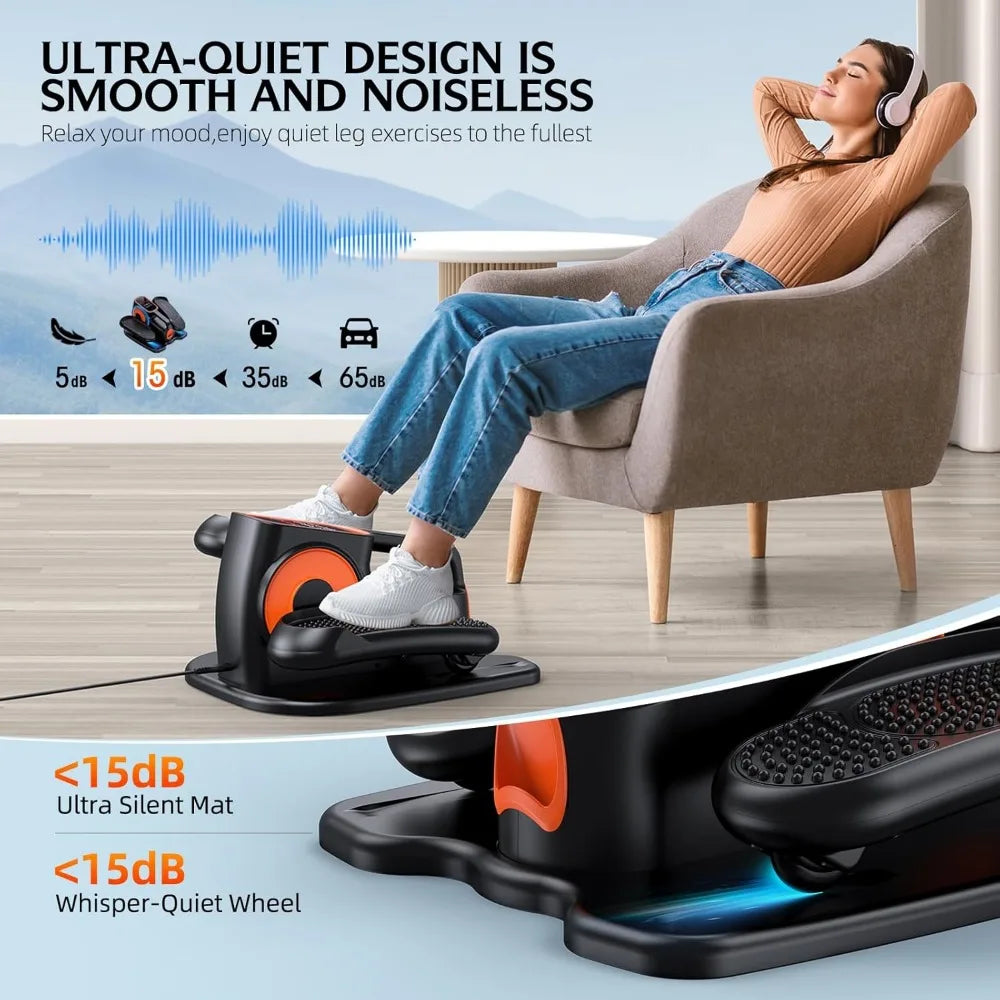 YTYIN Portable Electric Under Desk Elliptical Exercise Machine