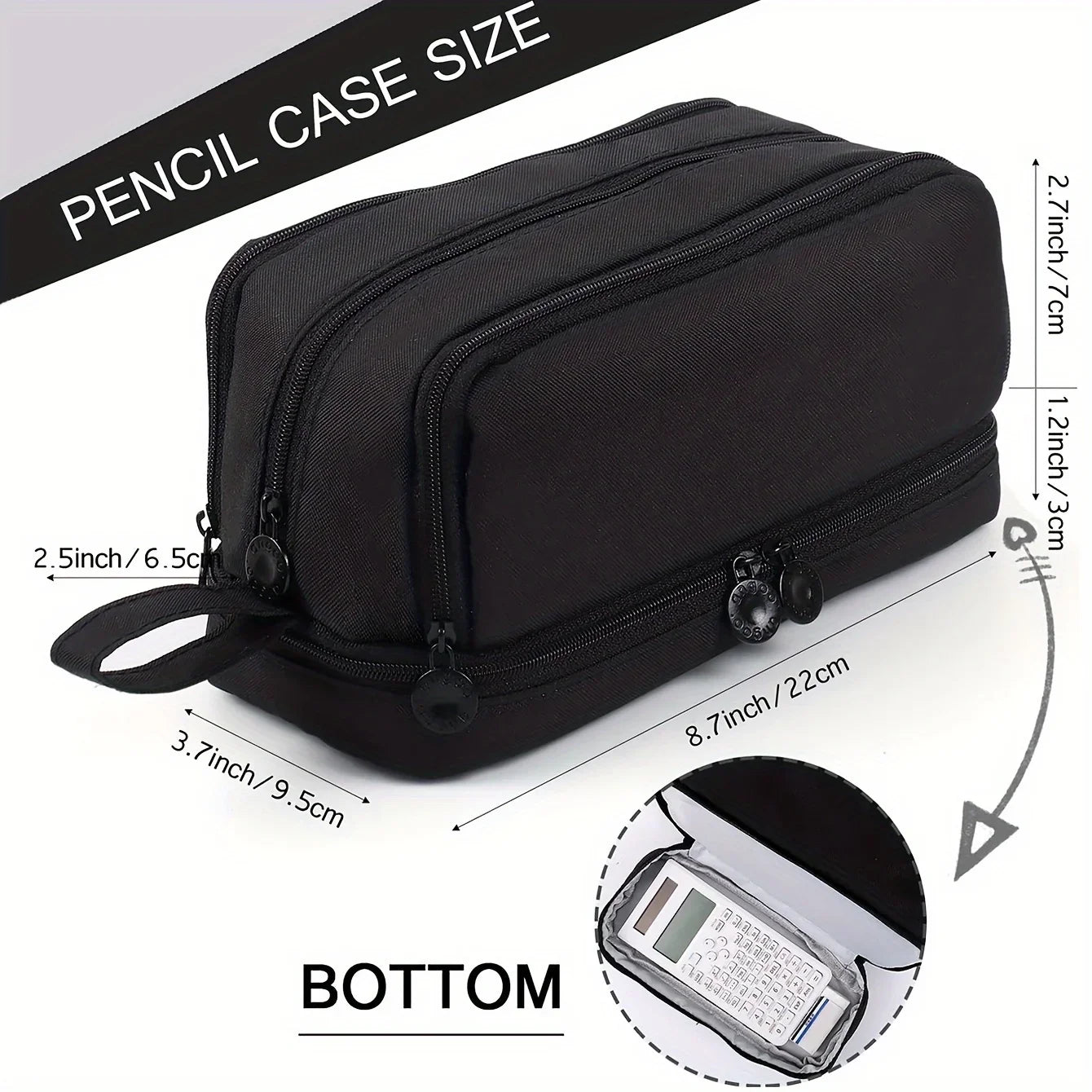 Hign-concerned Large Capacity Pencil Case Organizer