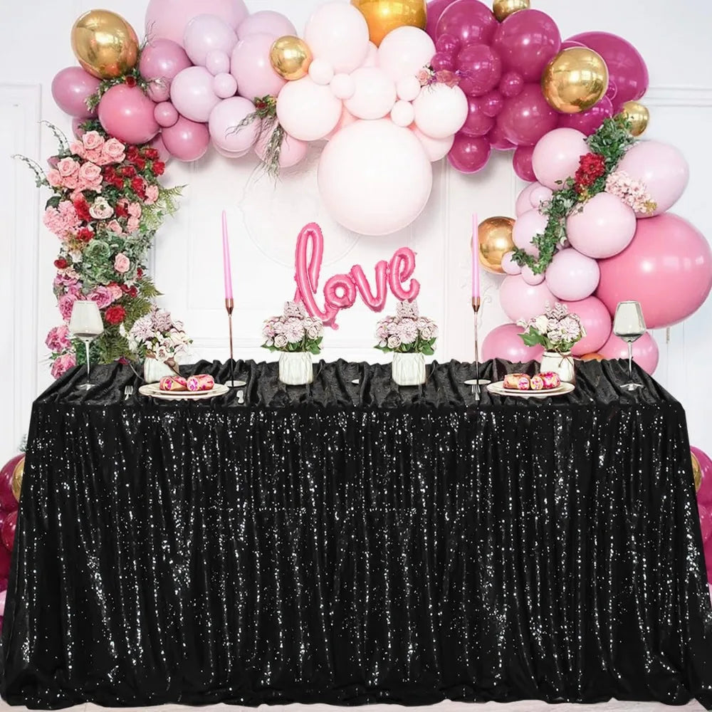 Sequined Tablecloth for Parties and Holiday Events