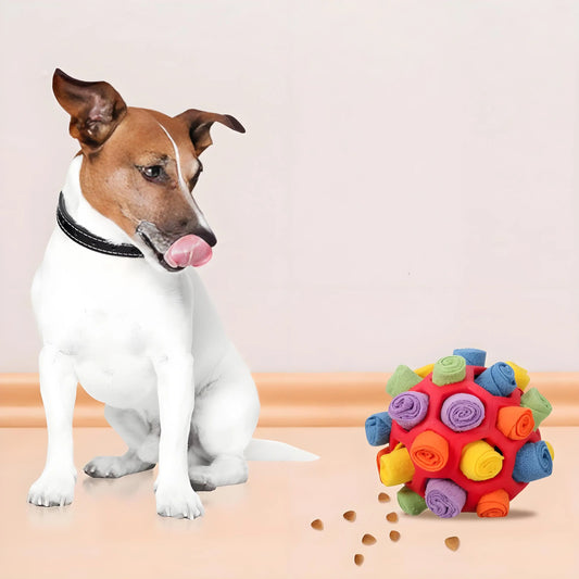 Hign-concerned Mental Stimulation Snuffle Ball Dog Chew Resistant Puzzle Enrichment