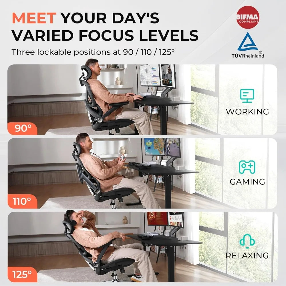 Guangbai Ergonomic Mesh Office Chair With Adjustable Lumbar