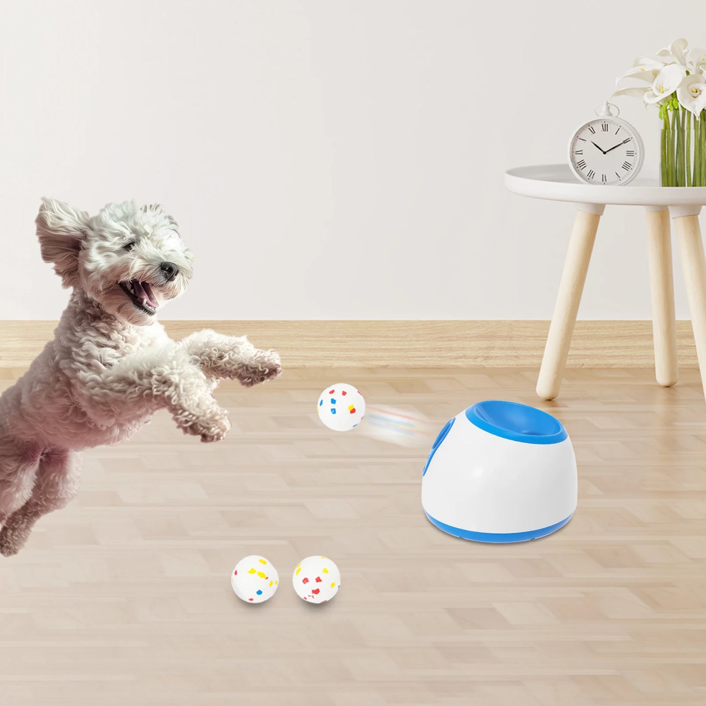 Bymaocar AutomaticBallLauncher For Dogs ExtendedThrow UltraReliable PowerOptions AllWeather PetExercise Companion