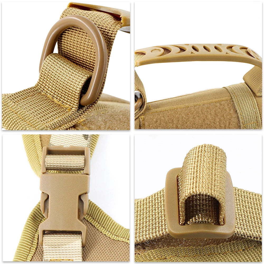 PETRAVEL Tactical Cat Harness Leash With Decorative Patches Collection Training