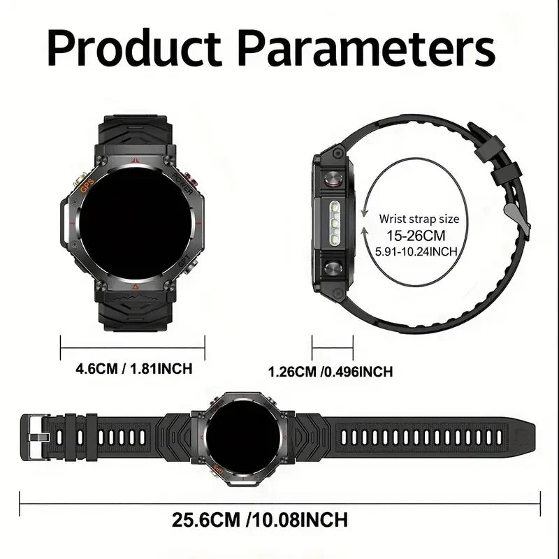 Senbono GPS Smartwatch Built In GPS Bluetooth Call AI GPT