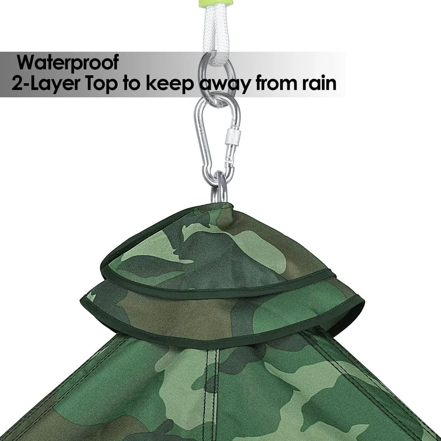 Hanging Tree Tent Indoor Outdoor Hanging Tent Waterproof Tree Ceiling Pod Portable Hang Out Huggle Pod Play Tent w/ Light String