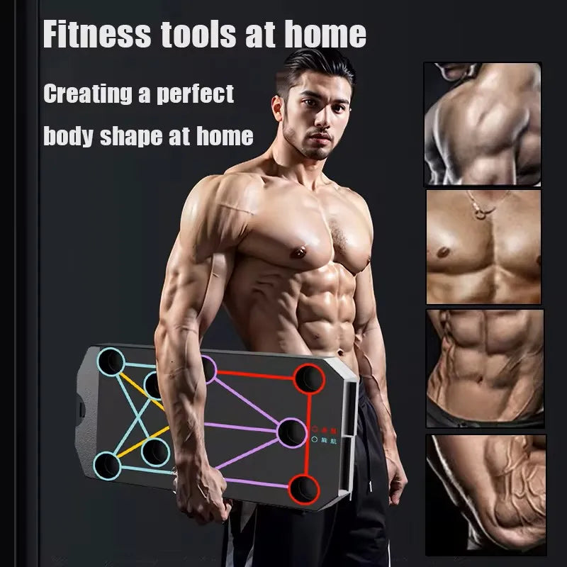 Hign-concerned Premium Multifunction Folding Push Up Board For Comprehensive Training