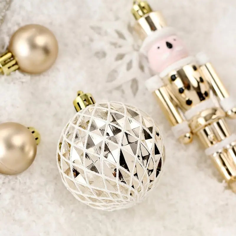 Shatterproof Christmas Ball Ornaments Set For Tree 50 Pcs