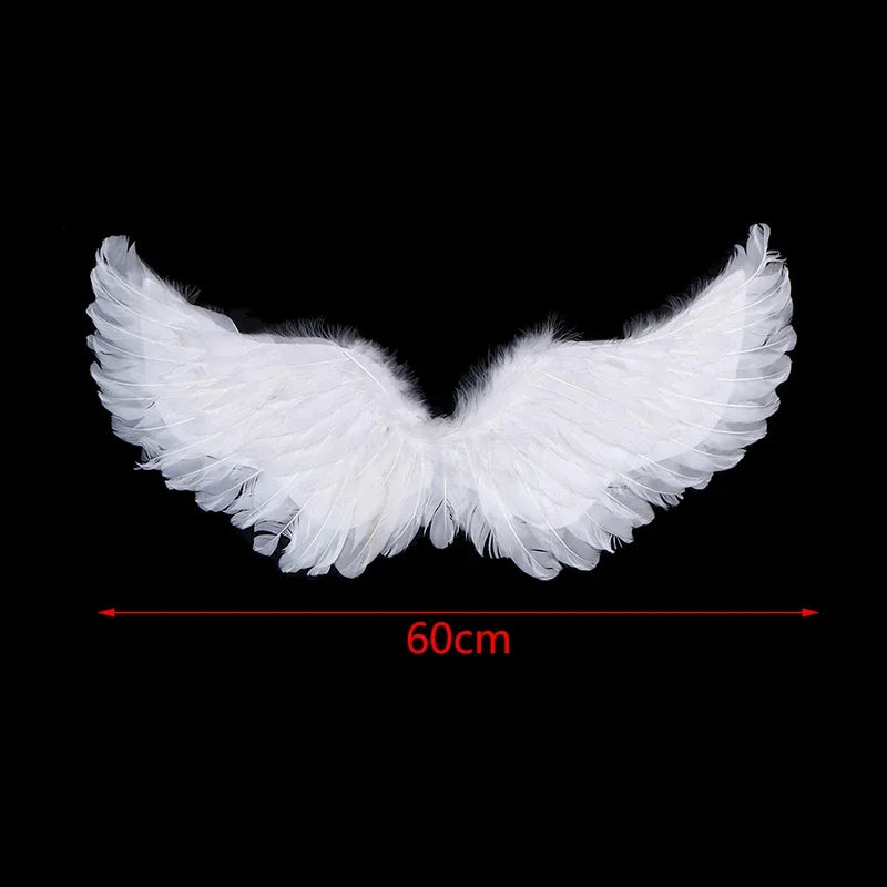 Guangdong Angel Feather Wings For Party Cosplay With Elastic Straps