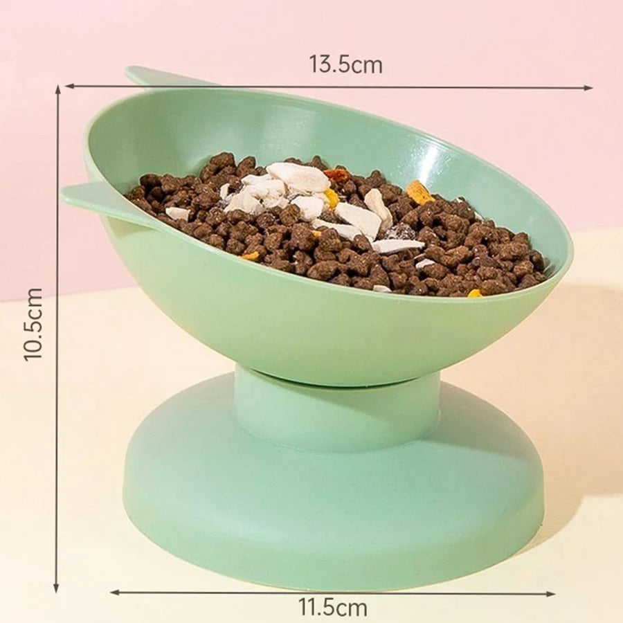 Hign-concerned ElevatedDesign FelineCompanion CaninePet FeedingNutrition HydrationSystem Bowl NonspillGuard