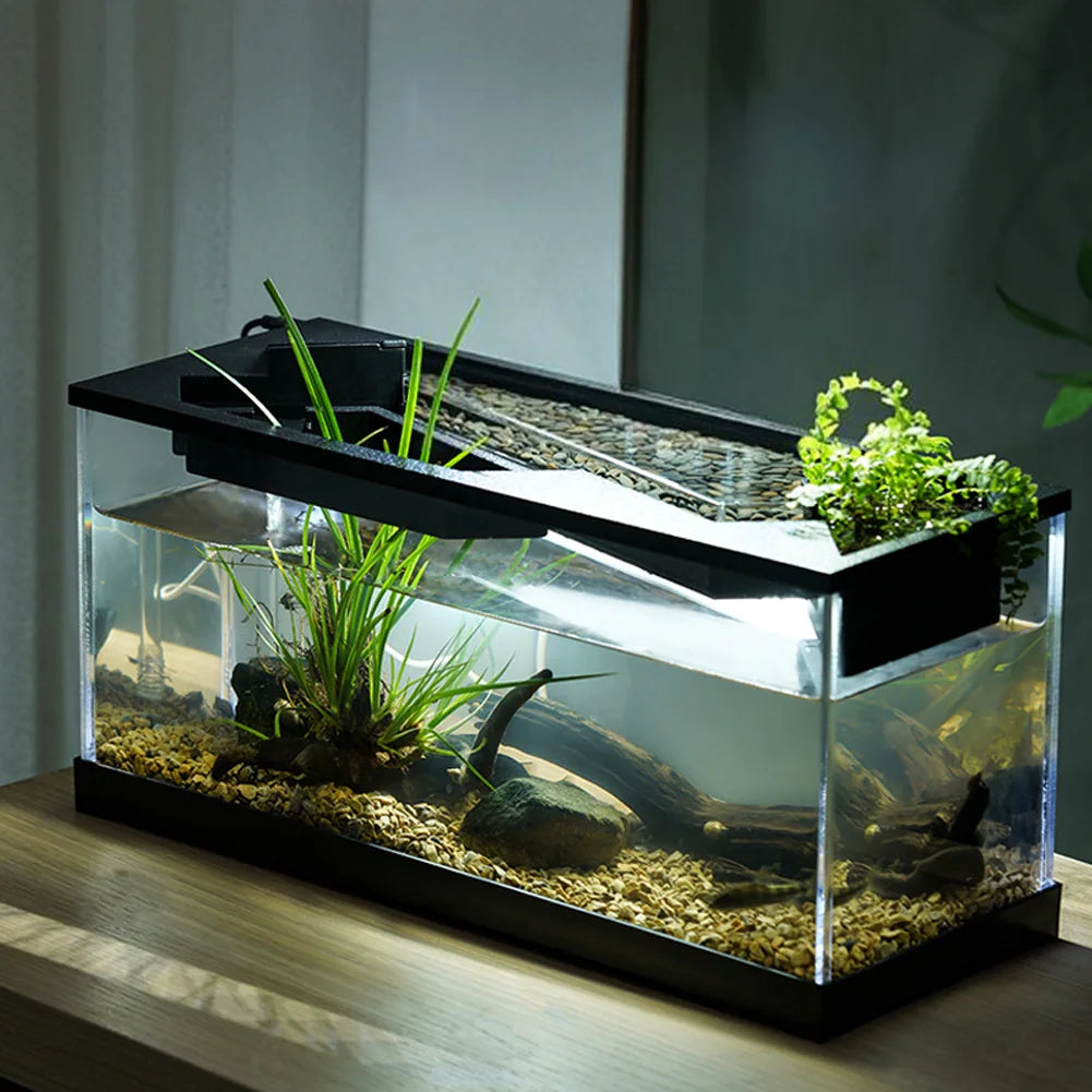 Hign-concerned Aquarium Tank With Built In Light Water Pump SuperDurableAcrylicTank