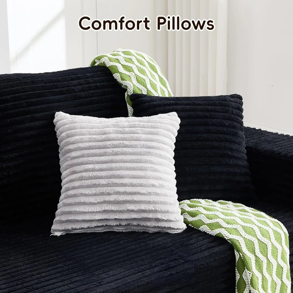 ANGDUO Boneless Couches Living Room Modular Sectional